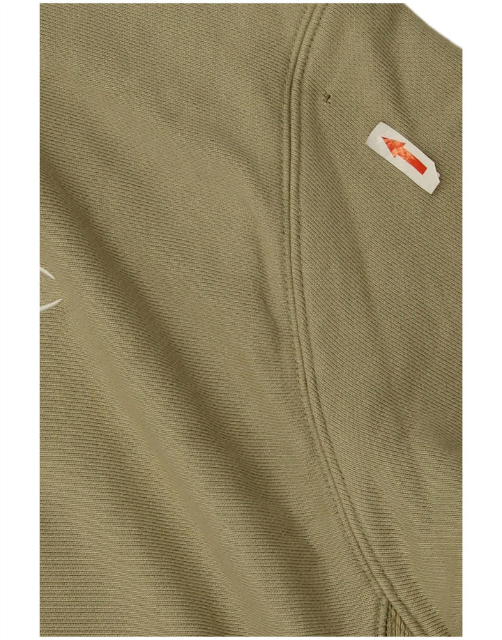 Champion Mens Hoodie Jumper Small Green Cotton
