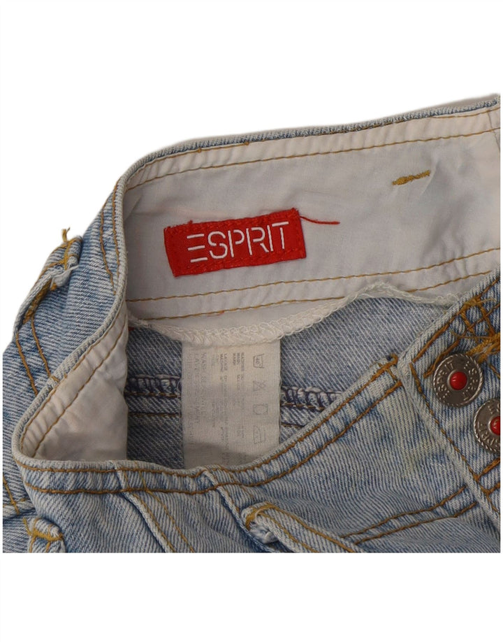 Esprit Womens Denim Shorts W30 Medium Blue Cotton