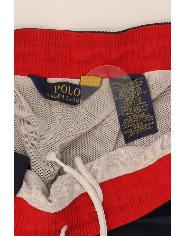 Polo Ralph Lauren Mens Swimming Shorts Large  Navy Blue Polyamide
