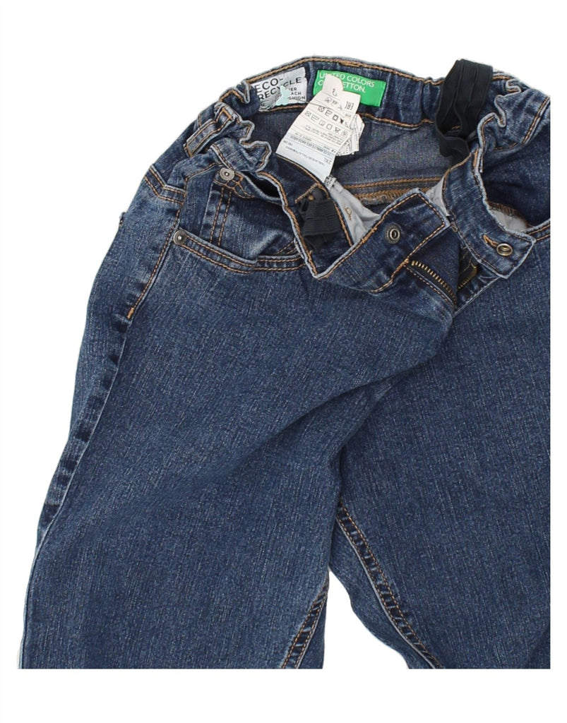 BENETTON Boys Slim Jeans 11-12 Years 2XL W22 L28 Blue Cotton | Vintage Benetton | Thrift | Second-Hand Benetton | Used Clothing | Messina Hembry 