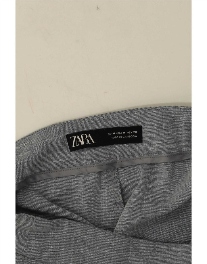 Zara Womens Slim Chino Trousers Medium W28 L27 Grey