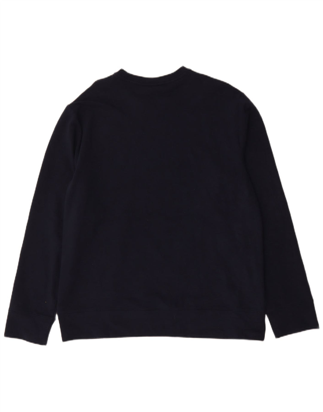 Reebok Mens Sweatshirt Jumper Large Navy Blue Cotton