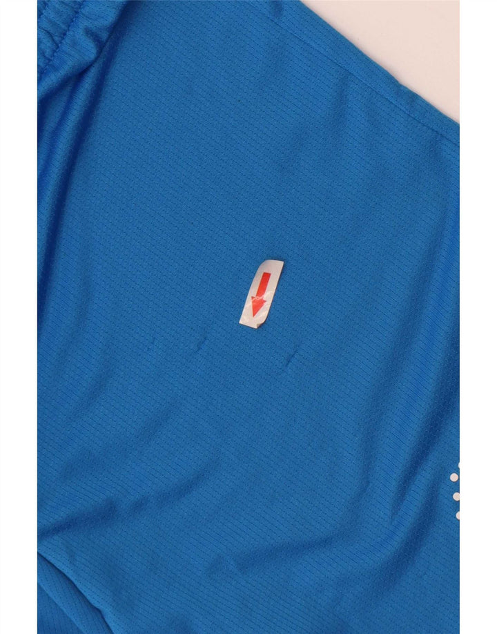 Adidas Mens Graphic Sport Shorts Small  Blue Polyester