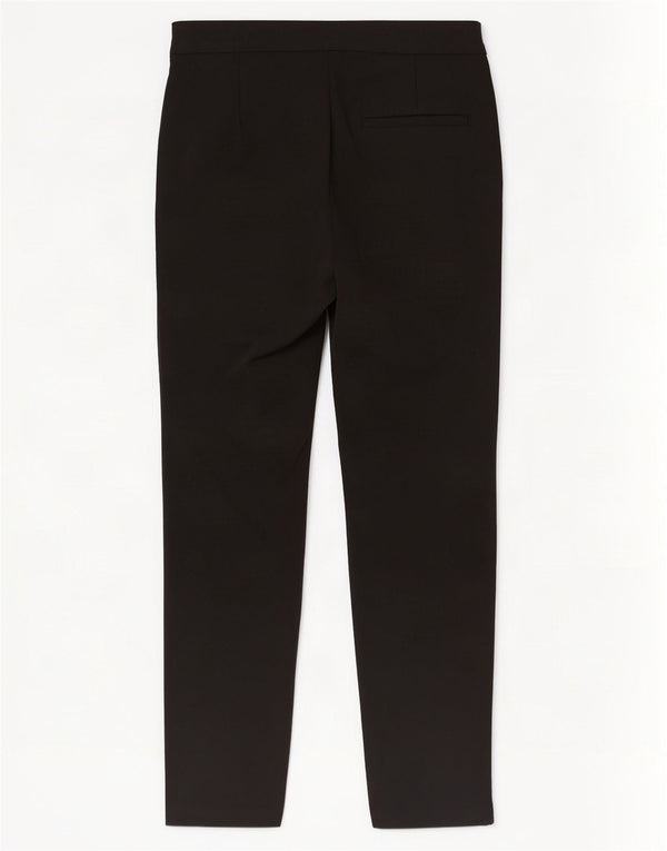 Zara Womens High Waist Slim Suit Trousers EU 42 Large W32 L26 Black