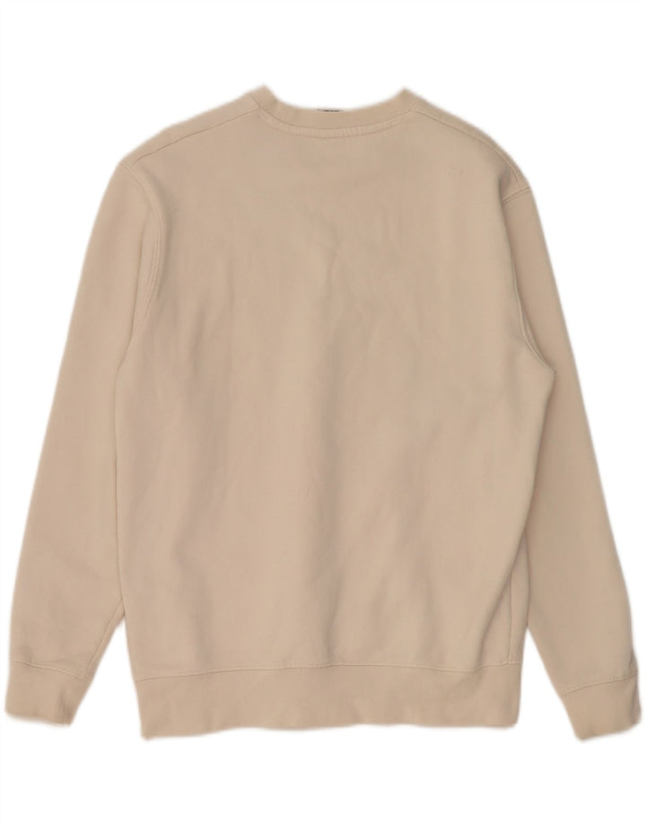ZARA Mens Sweatshirt Jumper Small Beige Cotton Vintage Zara and Second-Hand Zara from Messina Hembry 