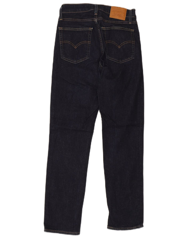 Levi's Womens 724 High Rise Straight Jeans W27 L28 Navy Blue Cotton