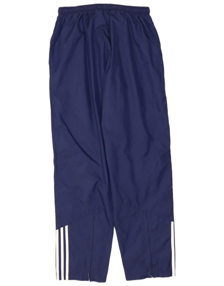 Adidas Mens Tracksuit Trousers Medium  Navy Blue Polyester