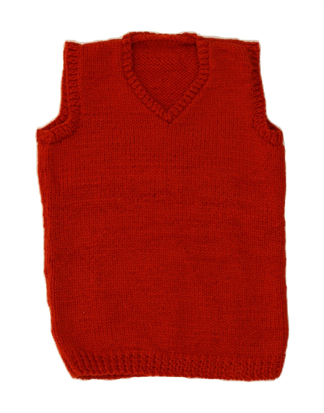 VINTAGE Womens Vest Tank Top UK 14 Medium Red Vintage Vintage and Second-Hand Vintage from Messina Hembry 