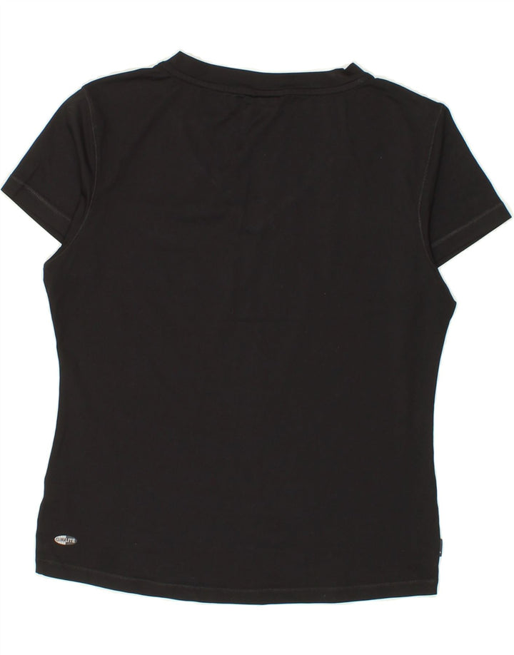 ADIDAS Womens T-Shirt Top UK 18 XL Black Polyamide Vintage Adidas and Second-Hand Adidas from Messina Hembry 