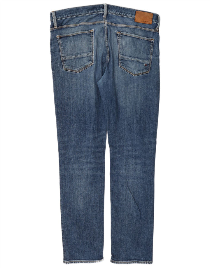 Tommy Hilfiger Mens Slim Jeans W36 L30 Blue Cotton