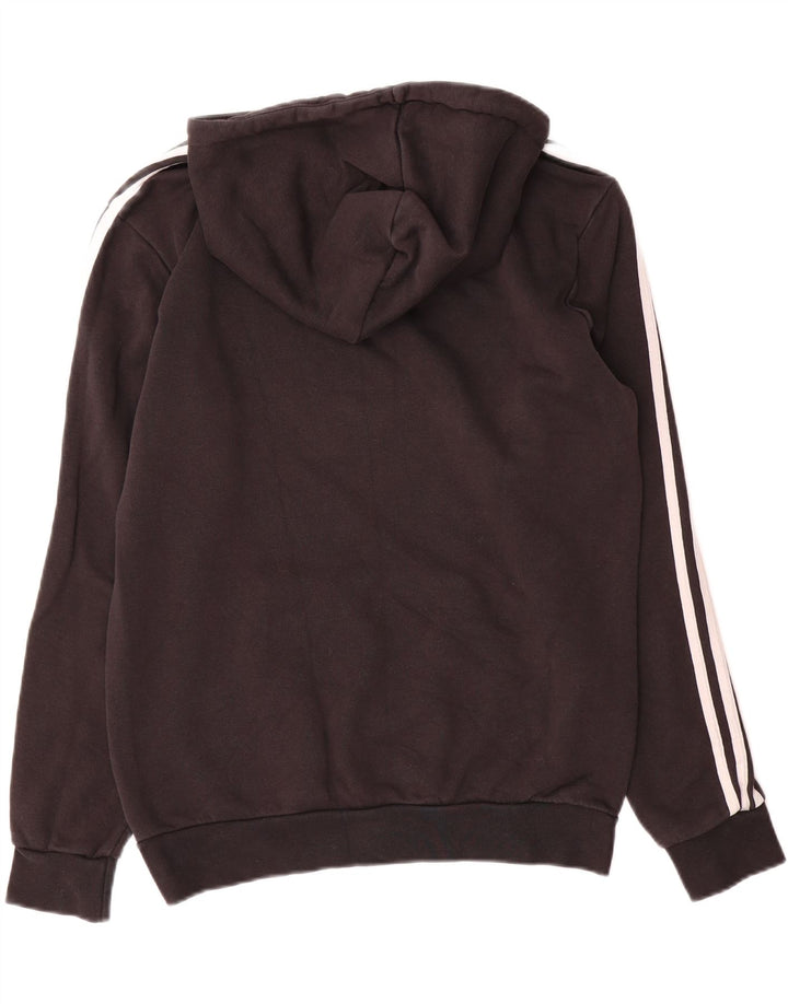 Adidas Mens Hoodie Jumper Small Black Cotton