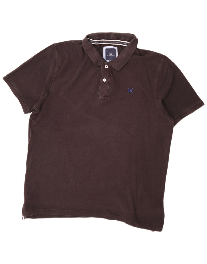 Crew Clothing Mens Polo Shirt 2XL Black Cotton