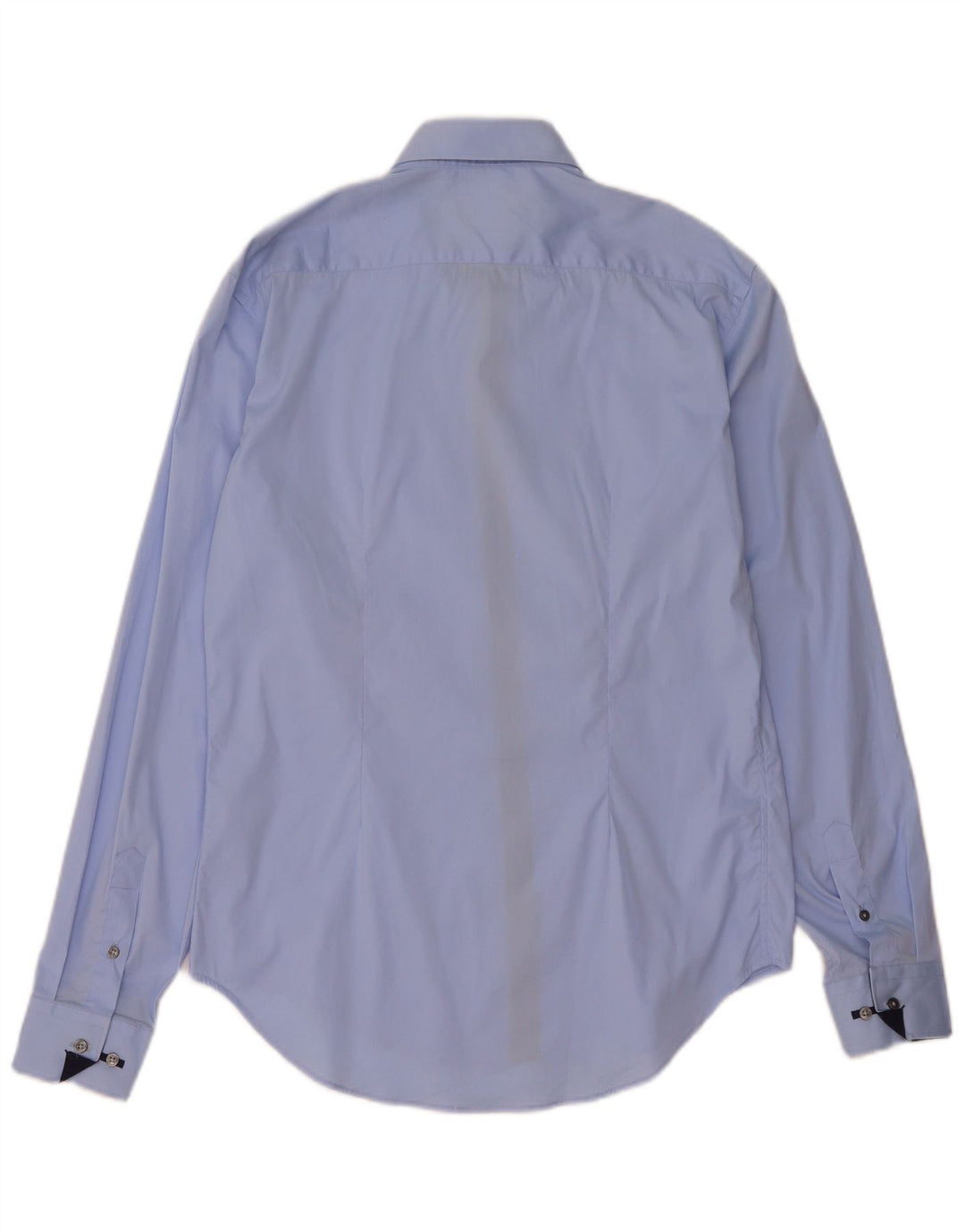 Zara Mens Slim Fit Shirt Large Blue