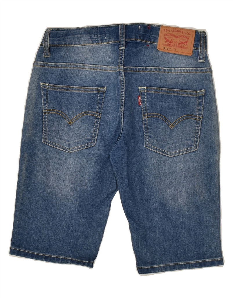 LEVI'S Boys 511 Slim Denim Shorts 11-12 Years W27  Blue Cotton | Vintage Levi's | Thrift | Second-Hand Levi's | Used Clothing | Messina Hembry 