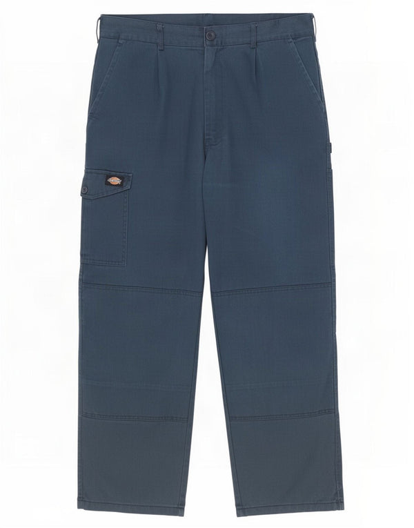 Dickies Mens Straight Cargo Trousers W38 L28 Navy Blue