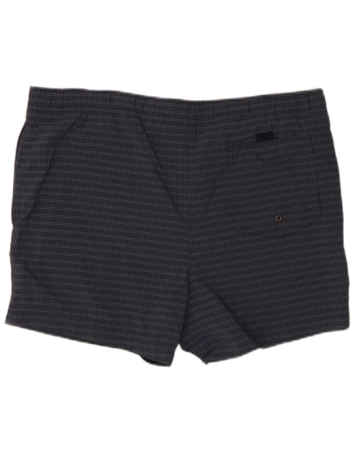 Marks & Spencer Mens Blue Harbour Swimming Shorts Large Navy Blue Check