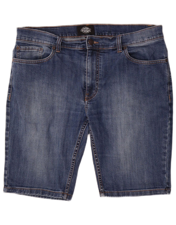 Dickies Mens Denim Shorts W36 Large Blue Cotton