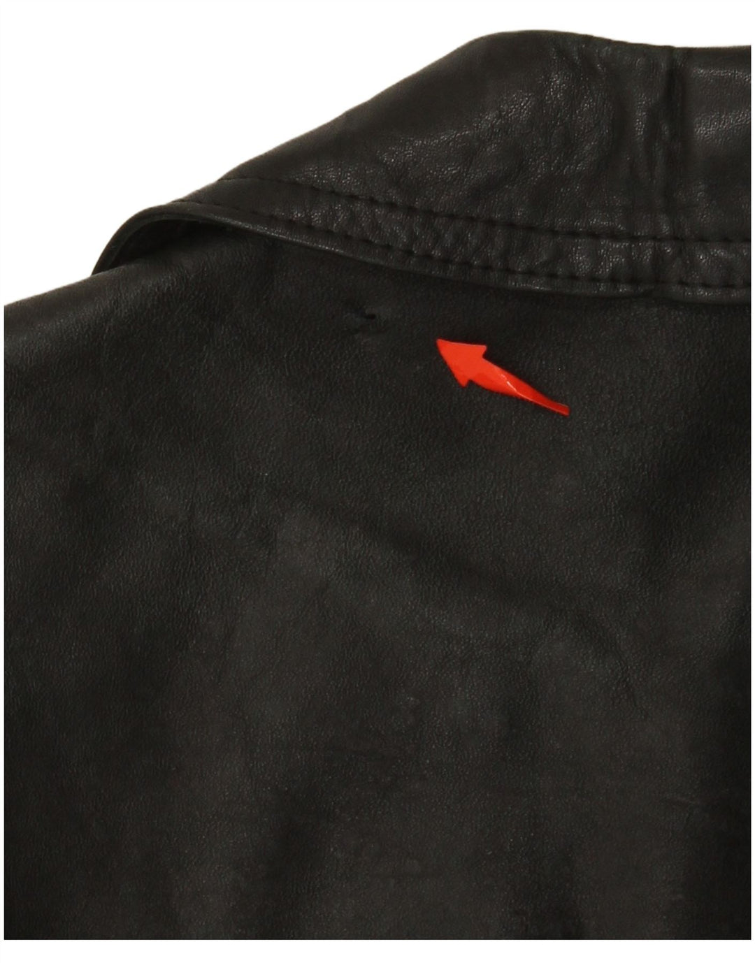 VINTAGE Mens Leather Jacket UK 38 Medium Black