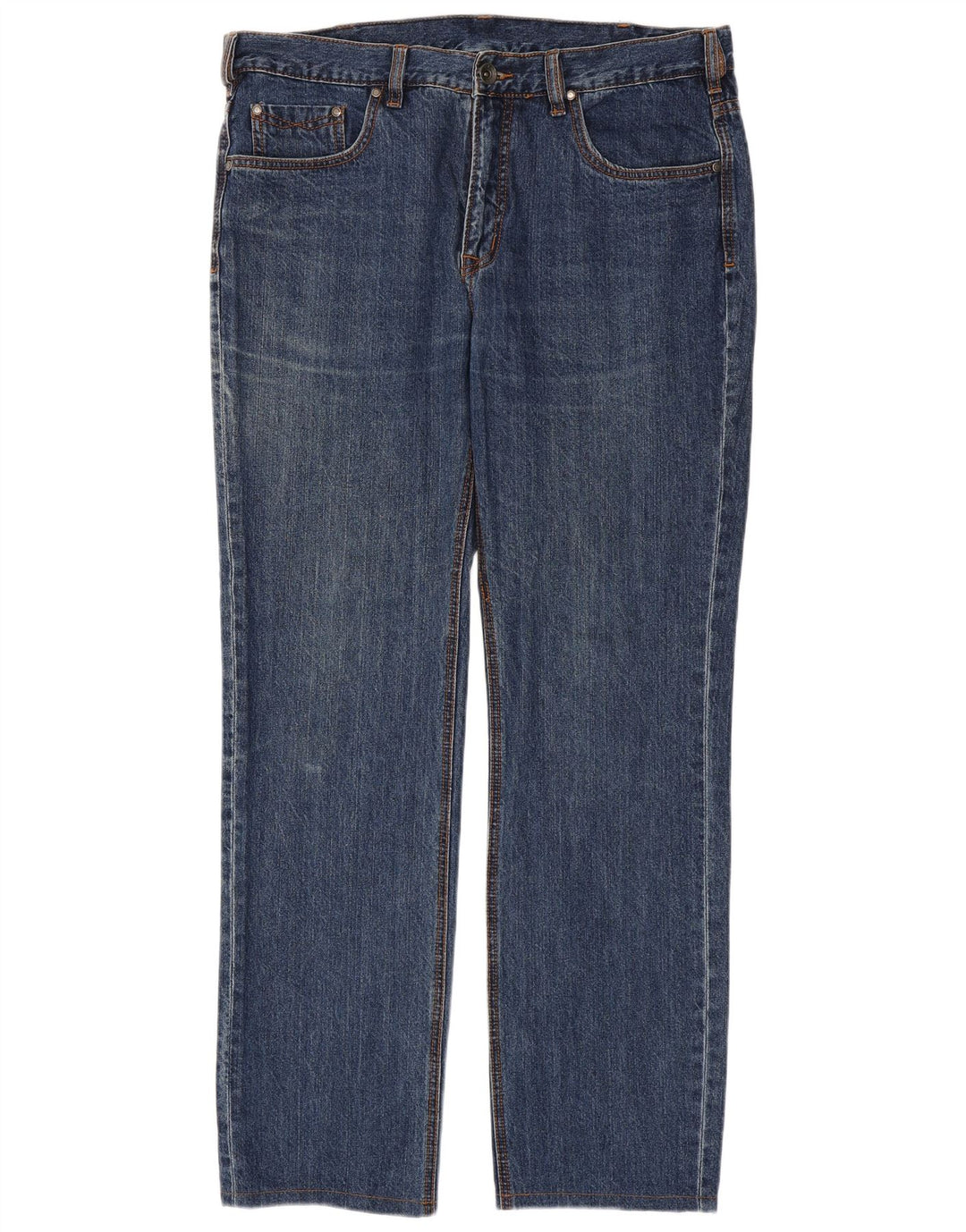Rifle Mens Straight Jeans W38 L33 Blue