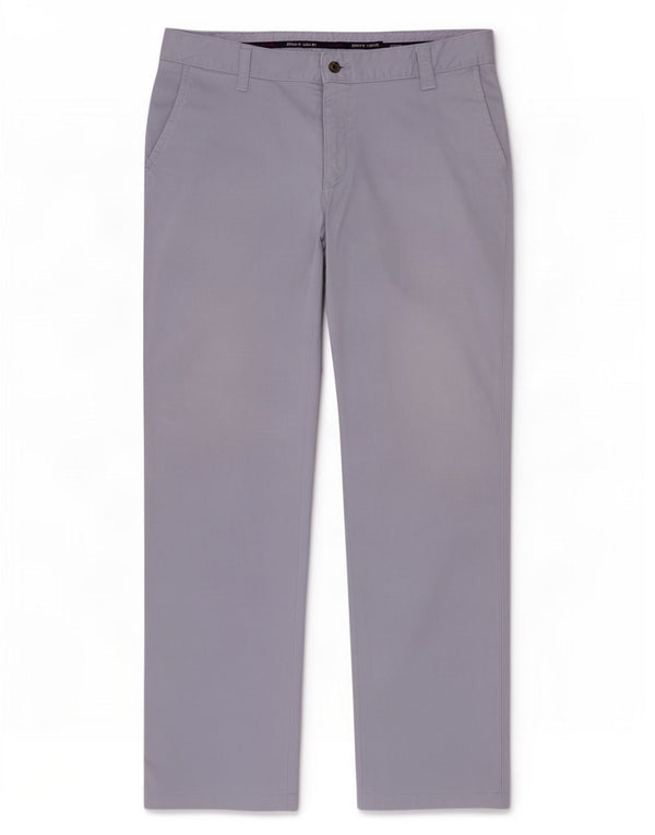 Pierre Cardin Mens Straight Chino Trousers W34 L30 Blue Cotton