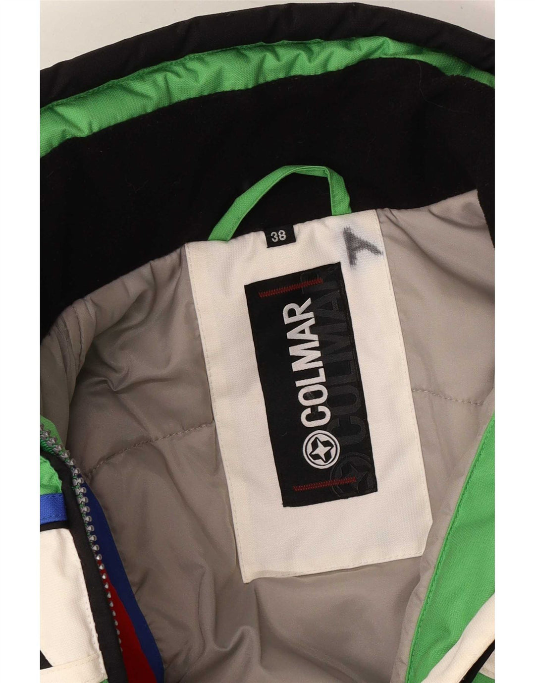 Colmar Womens Ski Jacket IT 38 Medium Green Colourblock Sports