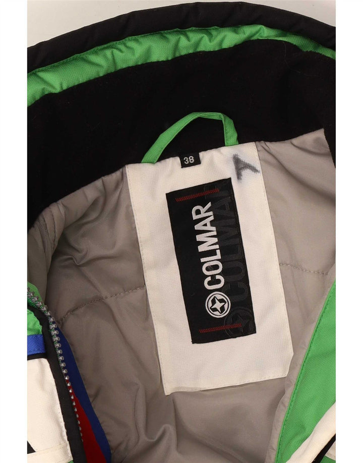 Colmar Womens Ski Jacket IT 38 Medium Green Colourblock Sports