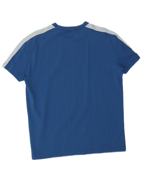 Energie Mens T-Shirt Top 2XL Blue Colourblock Polyamide