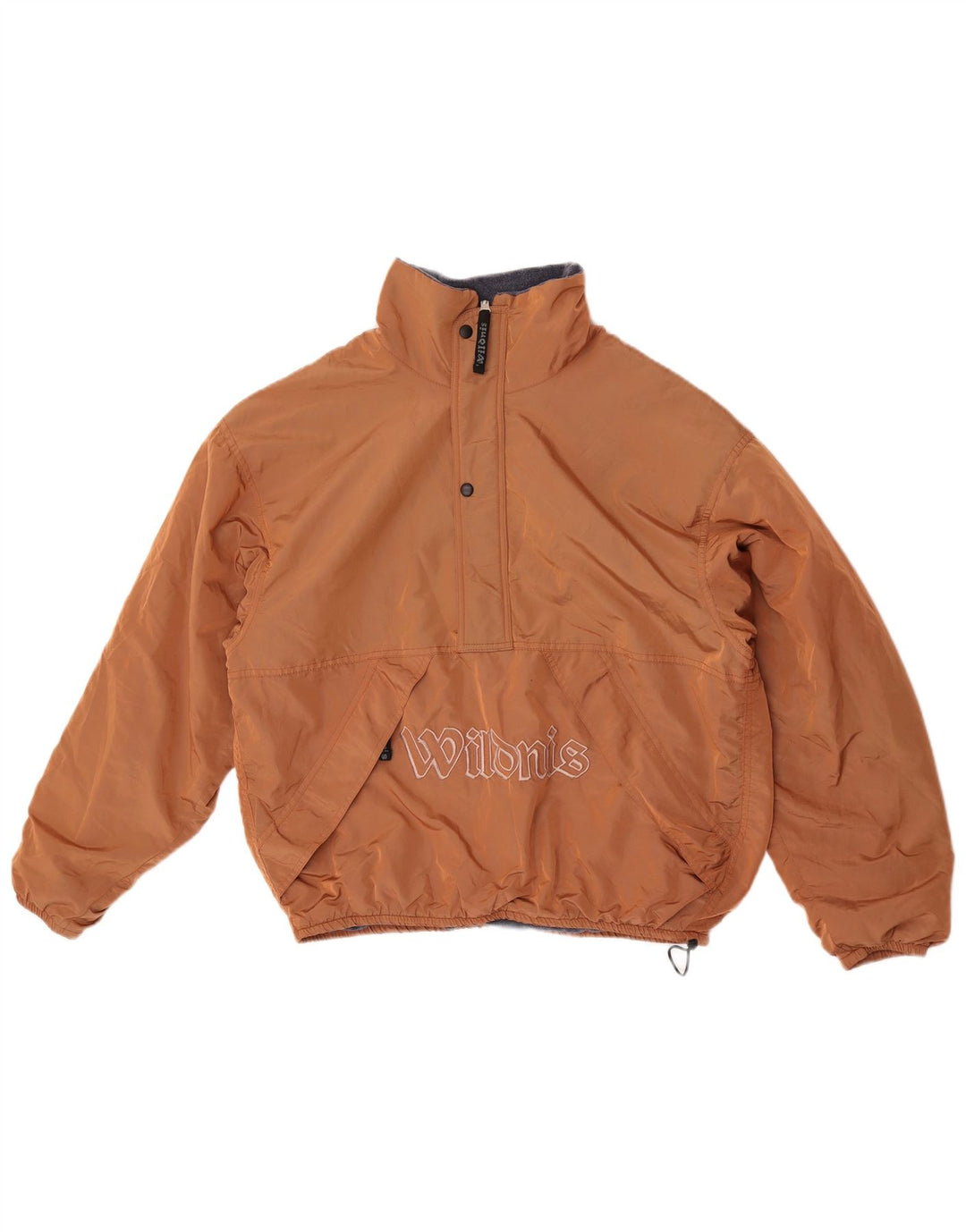 Vintage Mens Oversized Fleece Reversible Jacket Small Brown Polyamide