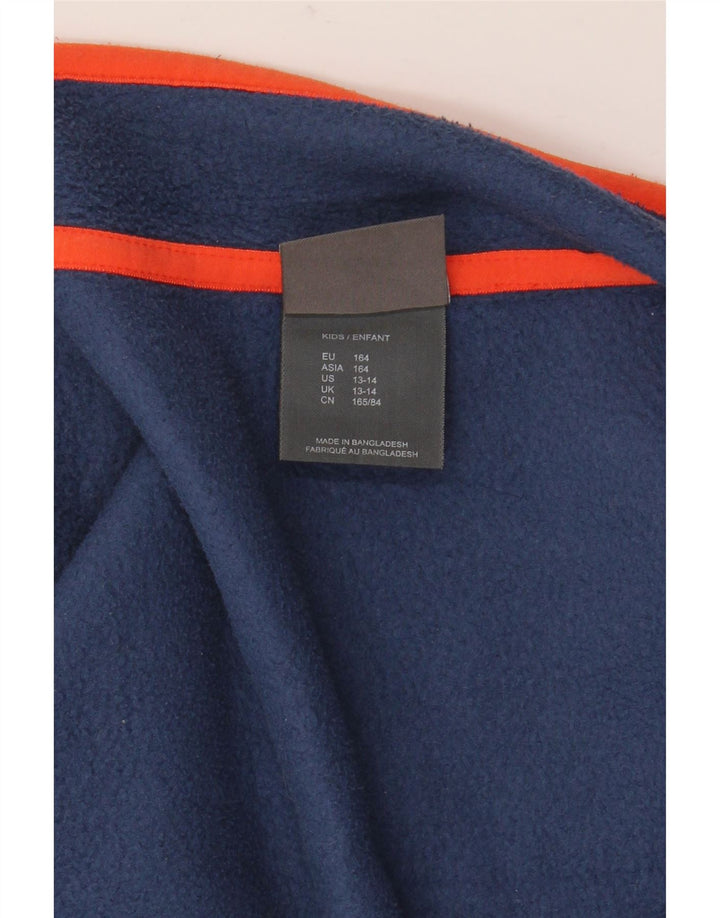 Jack Wolfskin Boys Liner Fleece Jacket 13-14 Years Navy Blue Polyester