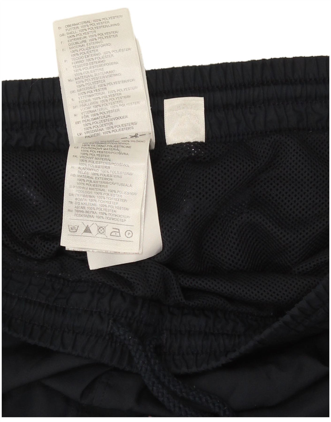 Adidas Mens Tracksuit Trousers XL  Navy Blue Colourblock Polyester
