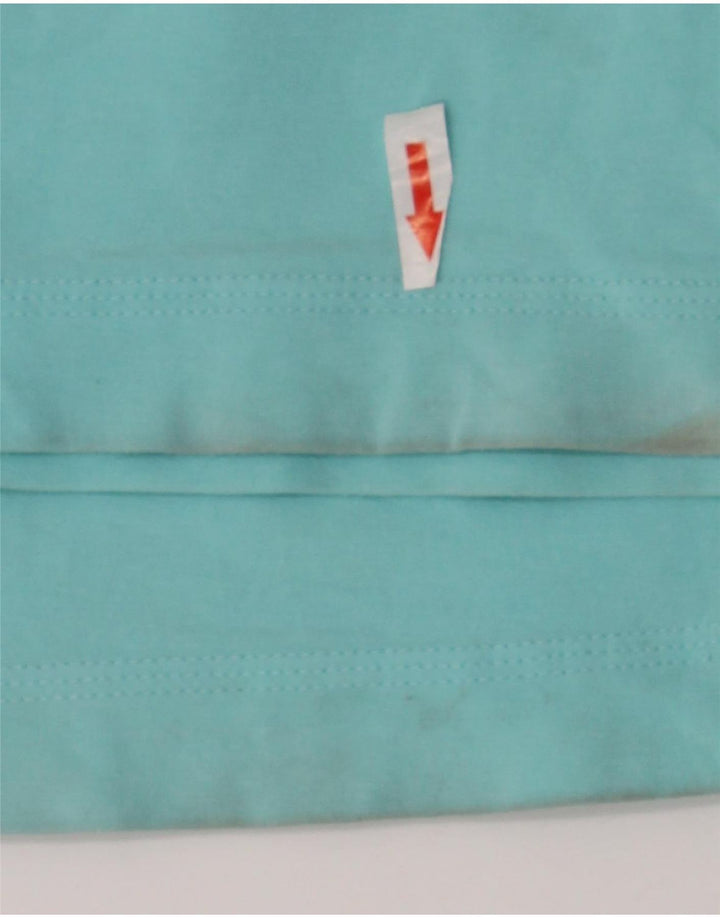 Adidas Womens Regular Tracksuit Trousers Medium Turquoise Cotton
