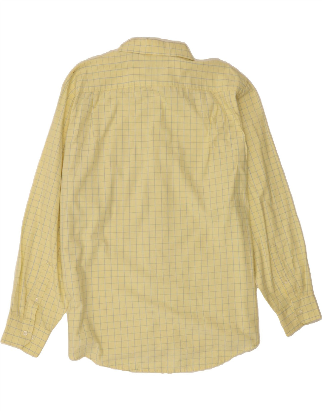 IZOD Mens Shirt XL Yellow Check Cotton Vintage Izod and Second-Hand Izod from Messina Hembry 
