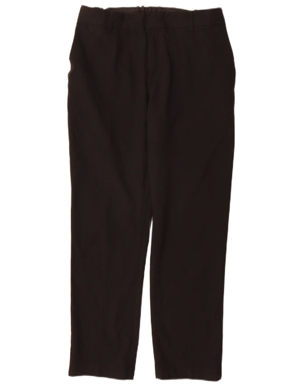Marks & Spencer Boys Straight Chino Trousers 15-16 Years W30 L29 Black