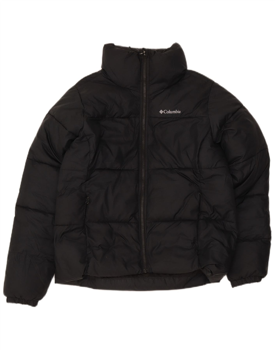 Columbia Mens Padded Jacket UK 38 Medium Black Polyester