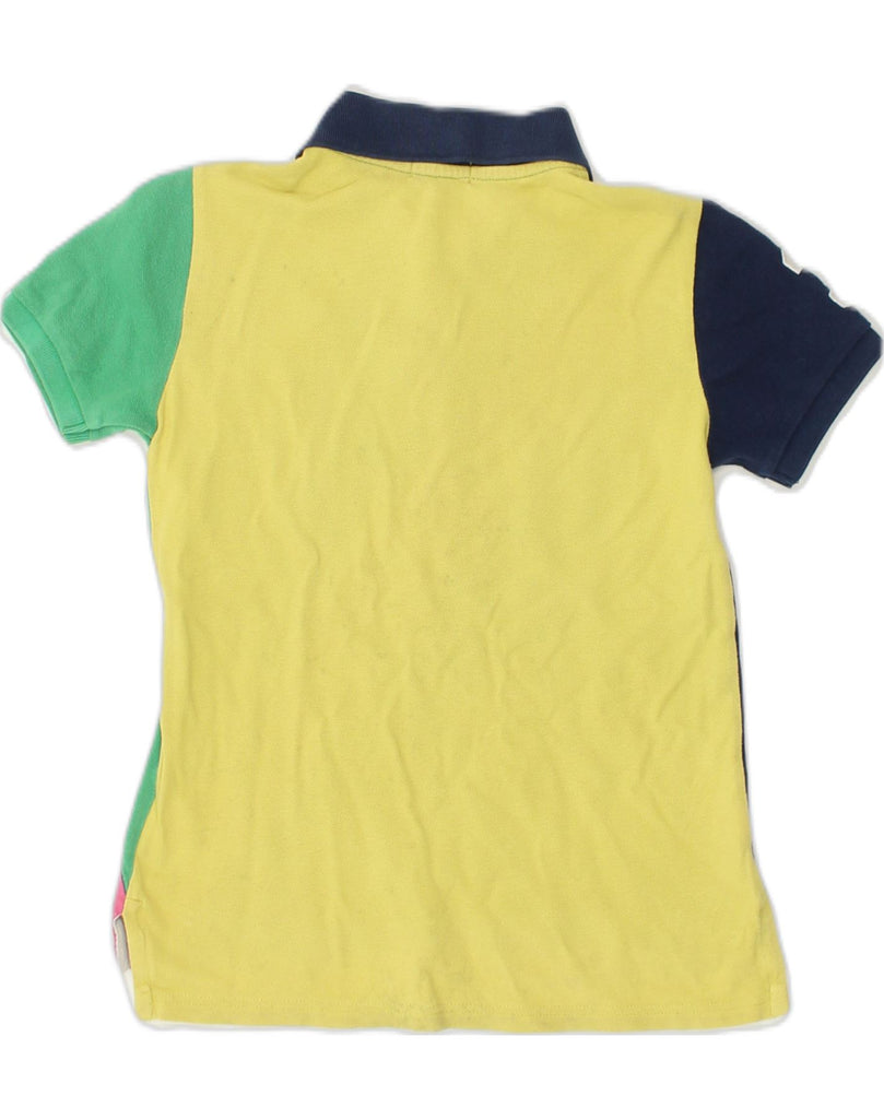 POLO RALPH LAUREN Boys Polo Shirt 6-7 Years Multicoloured Colourblock | Vintage Polo Ralph Lauren | Thrift | Second-Hand Polo Ralph Lauren | Used Clothing | Messina Hembry 