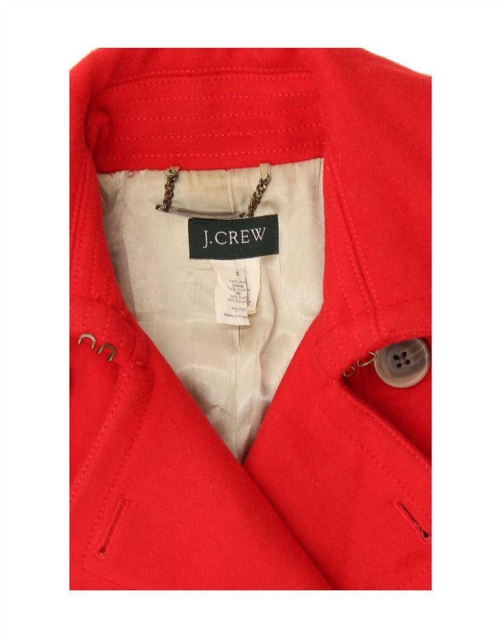 J. CREW Womens Double Breasted Blazer Jacket UK 10 Small Red Wool Vintage J. Crew and Second-Hand J. Crew from Messina Hembry 