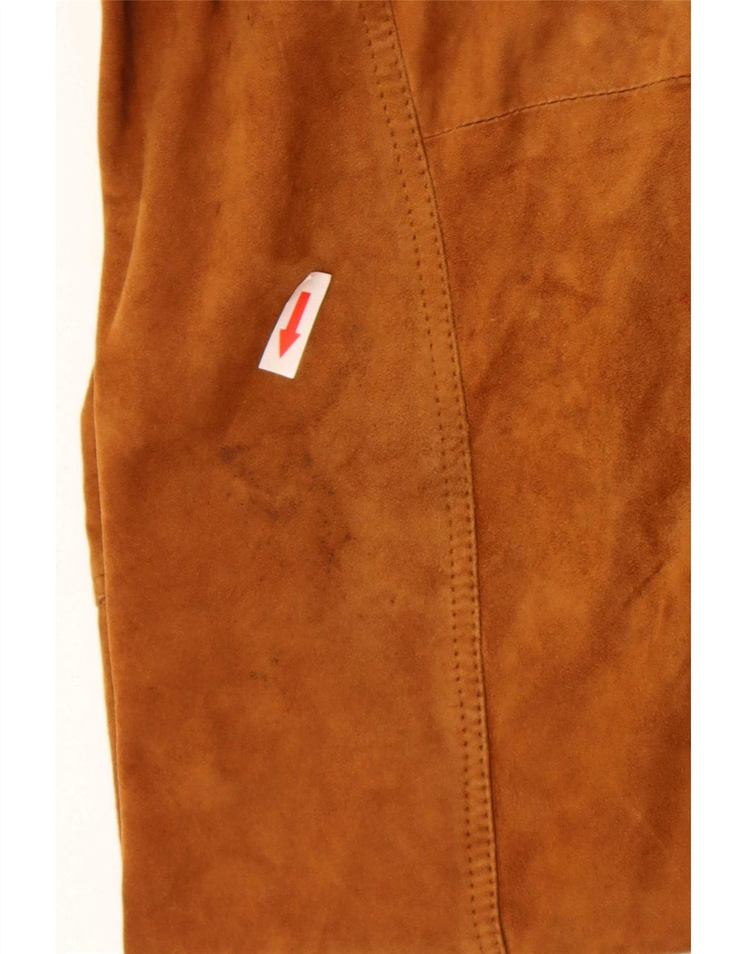Vintage Mens Suede Bomber Jacket IT 54 2XL Beige