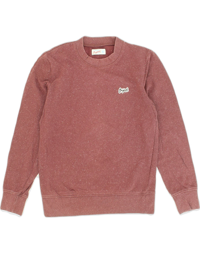 JACK & JONES Mens Sweatshirt Jumper Small Brown Flecked Cotton | Vintage Jack & Jones | Thrift | Second-Hand Jack & Jones | Used Clothing | Messina Hembry 