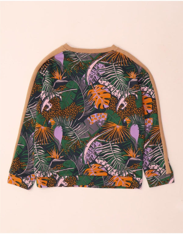 Puma Girls Jungle Sweatshirt Jumper 11-12 Years Multicoloured Floral Cotton