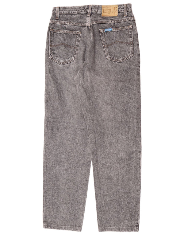 Carrera Mens Acid Wash Straight Jeans W30 L29 Grey Cotton