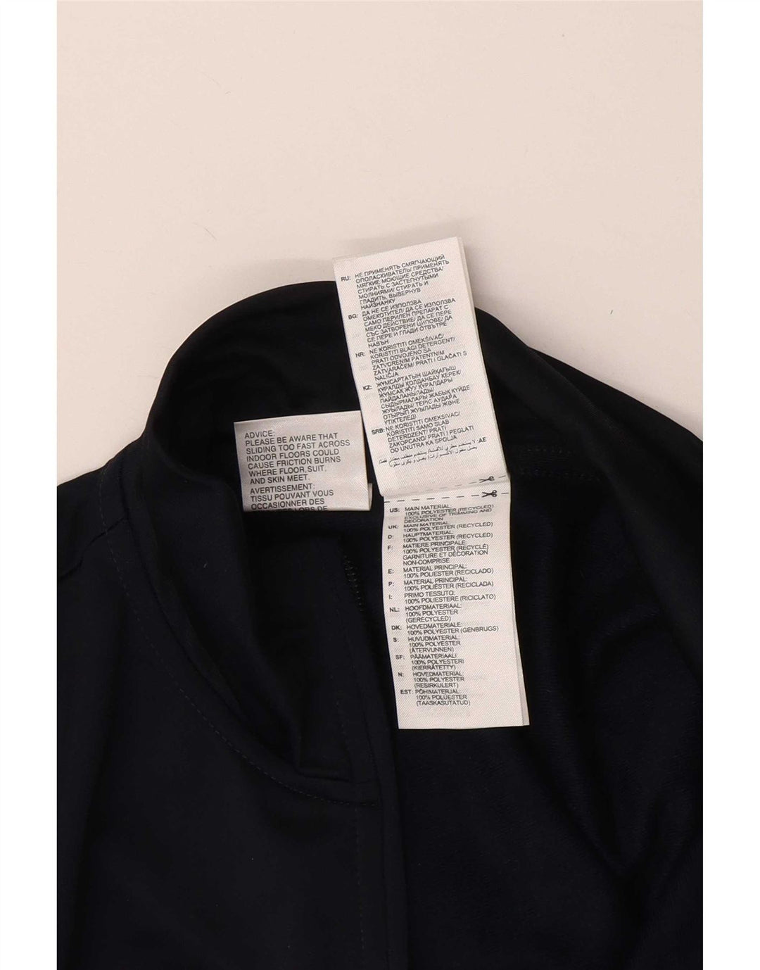 Nike Mens Tracksuit Top Jacket Medium Navy Blue Polyester