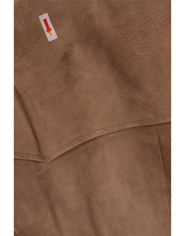 Peter Werth Womens Suede Jacket UK 18 XL Beige Leather Classic