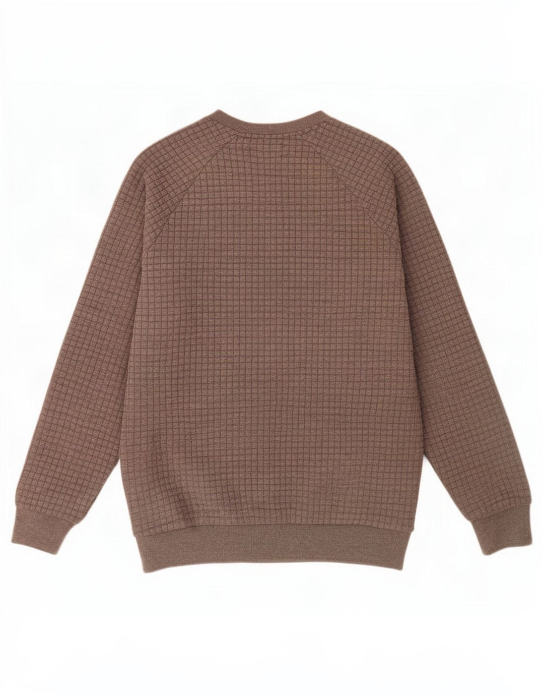 Zara Mens Sweatshirt Jumper XL Grey Check Polyester