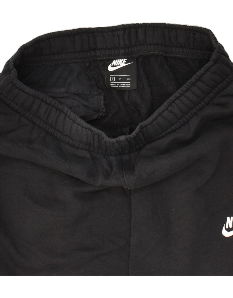 NIKE Mens Tracksuit Trousers Joggers Small Black Cotton | Vintage Nike | Thrift | Second-Hand Nike | Used Clothing | Messina Hembry 