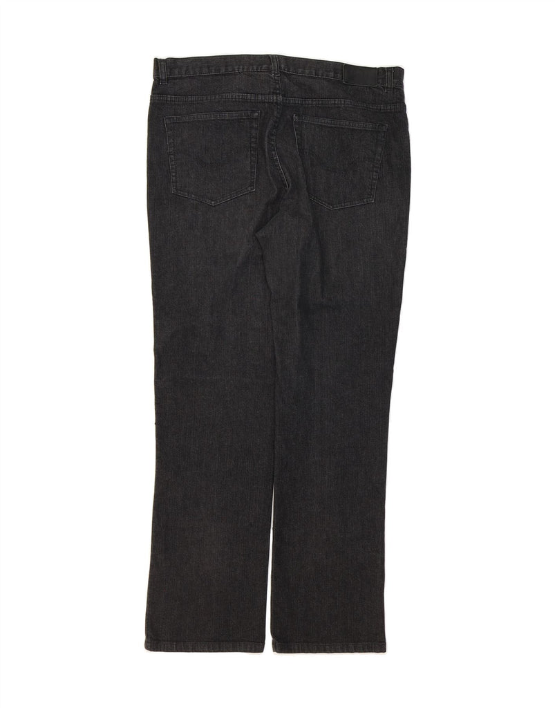 CHAPS Womens Straight Jeans US 12 Large W38 L32 Black Cotton Vintage Chaps and Second-Hand Chaps from Messina Hembry 