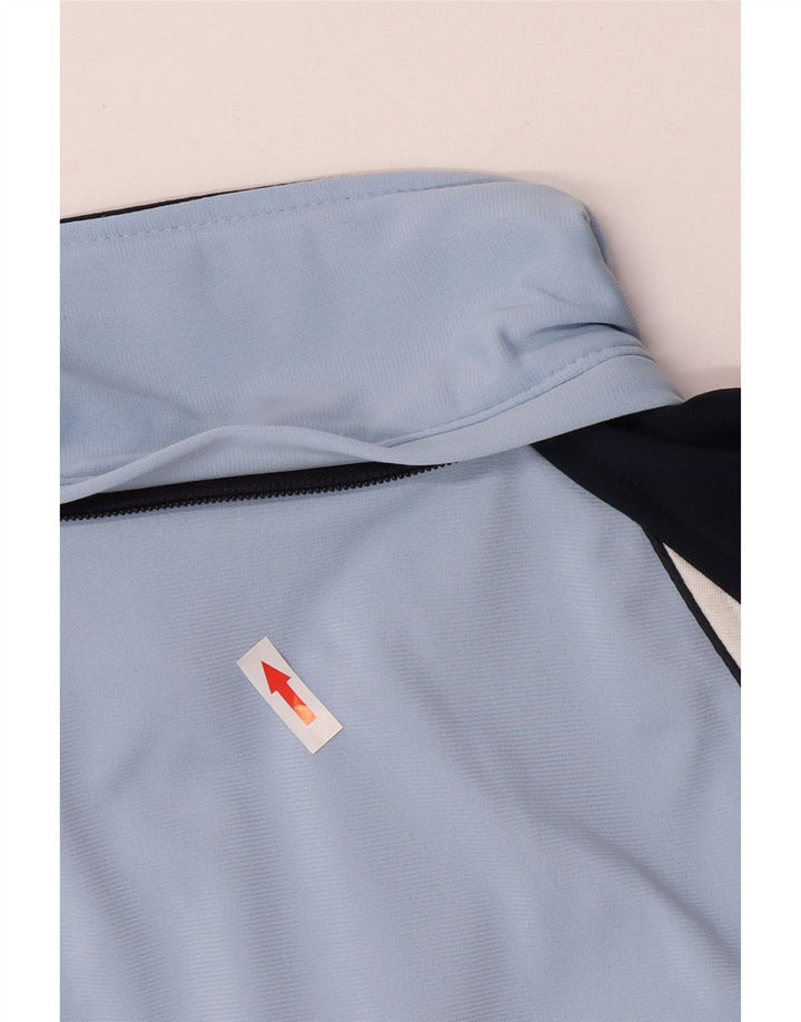 Champion Mens Tracksuit Top Jacket Large Blue Colourblock Polyester