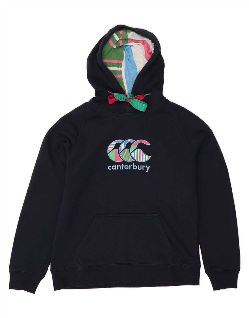 Womens Graphic Hoodie Jumper UK 12 Medium Vintage Canterbury and Second-Hand Canterbury from Messina Hembry 