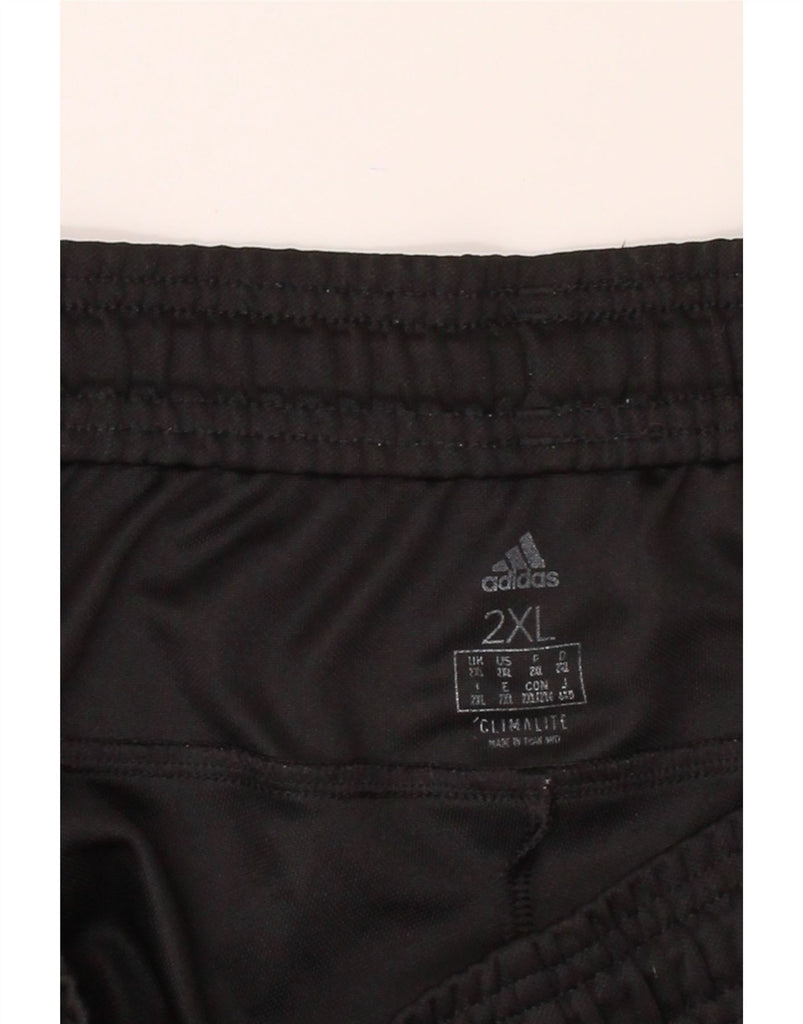 ADIDAS Mens Climalite Tracksuit Trousers 2XL  Black Vintage Adidas and Second-Hand Adidas from Messina Hembry 