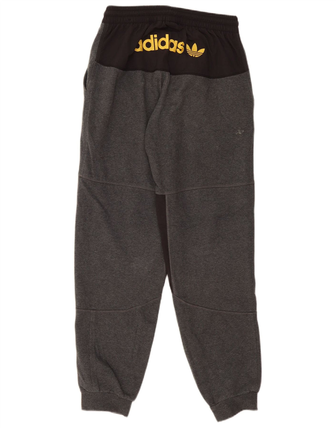 Adidas Mens Graphic Tracksuit Trousers Joggers Small Grey Colourblock