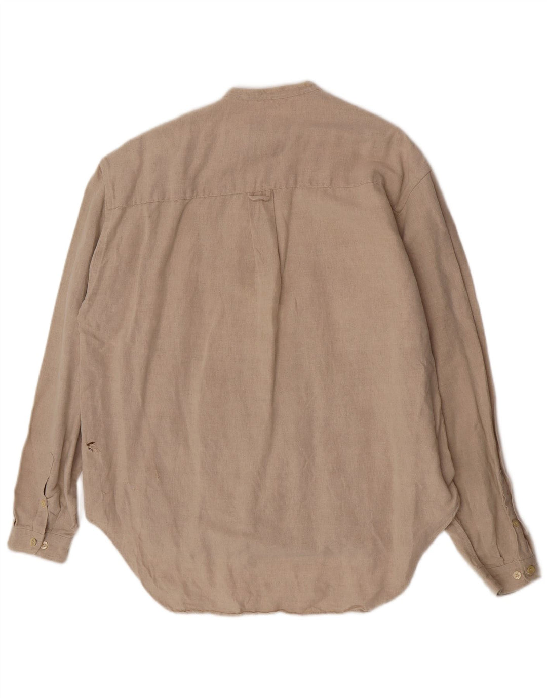 Energie Mens Shirt Large Beige Linen